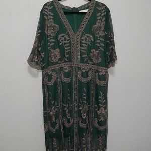 A'Beautiful Soul Embroidered Maxi Dress *DEFECT*
